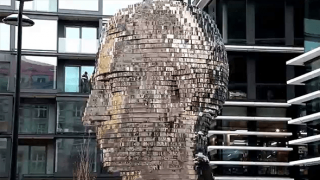 sculpture courses prague Franz Kafka - Rotating Head