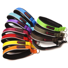 Textile collars - Pure Colors 2cm + Reflex