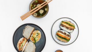 veganske sushi restaurace praha Onigirazu