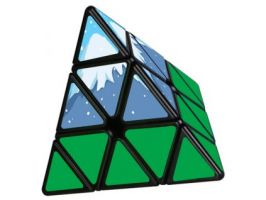 Rubikova pyramida QiYi Snow Mountain - hlavolam pro začátečníky