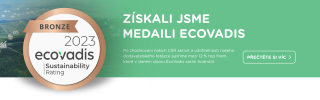 Získali jsme medaili EcoVadis